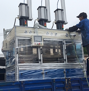 90T三聯(lián)母線排成型機(氣液增壓缸形式）